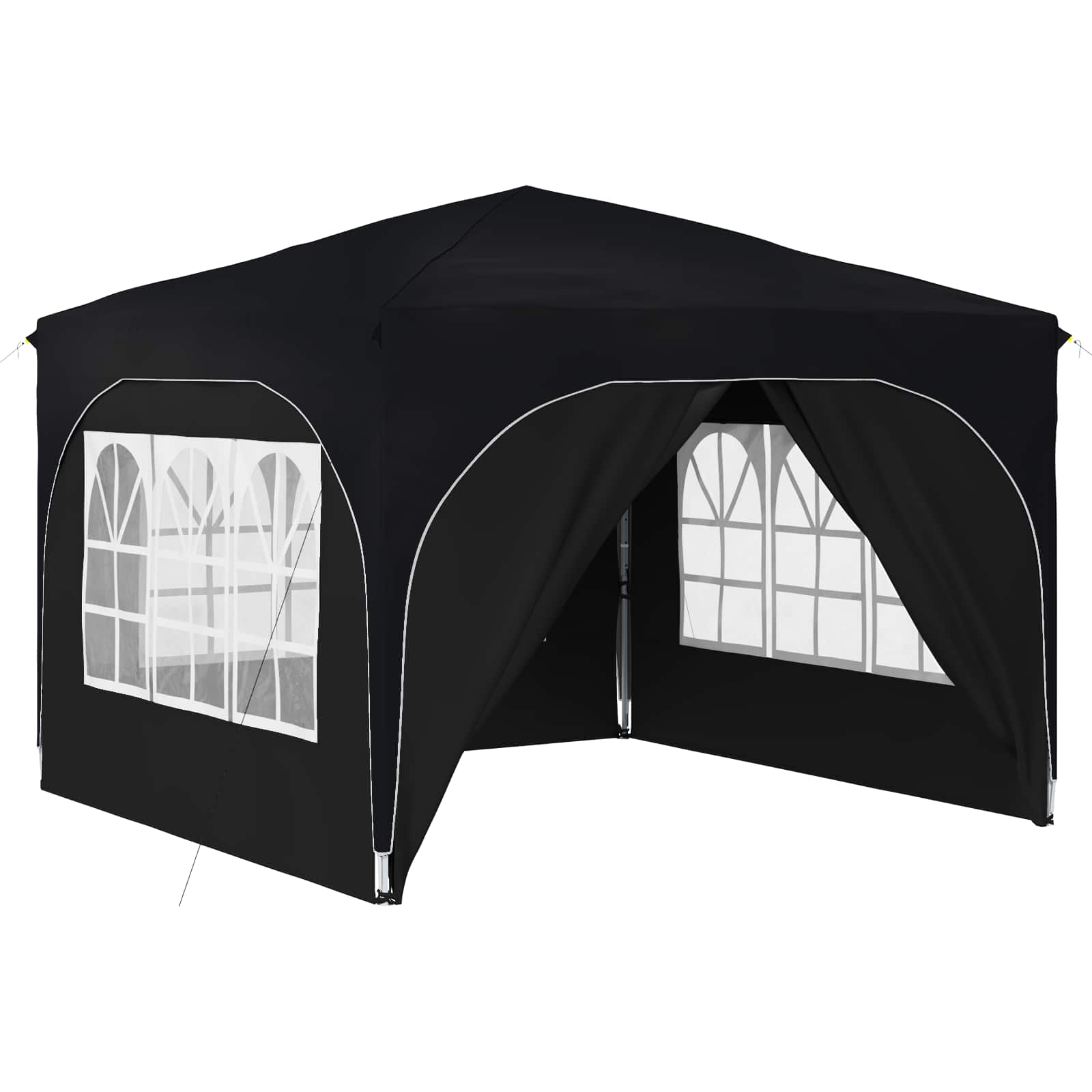 Pop-up Partyzelt 290 x 290 x 245 cm Creme