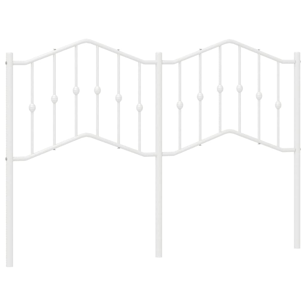 Ersatz-Kopfteil Metall Schwarz 90 cm