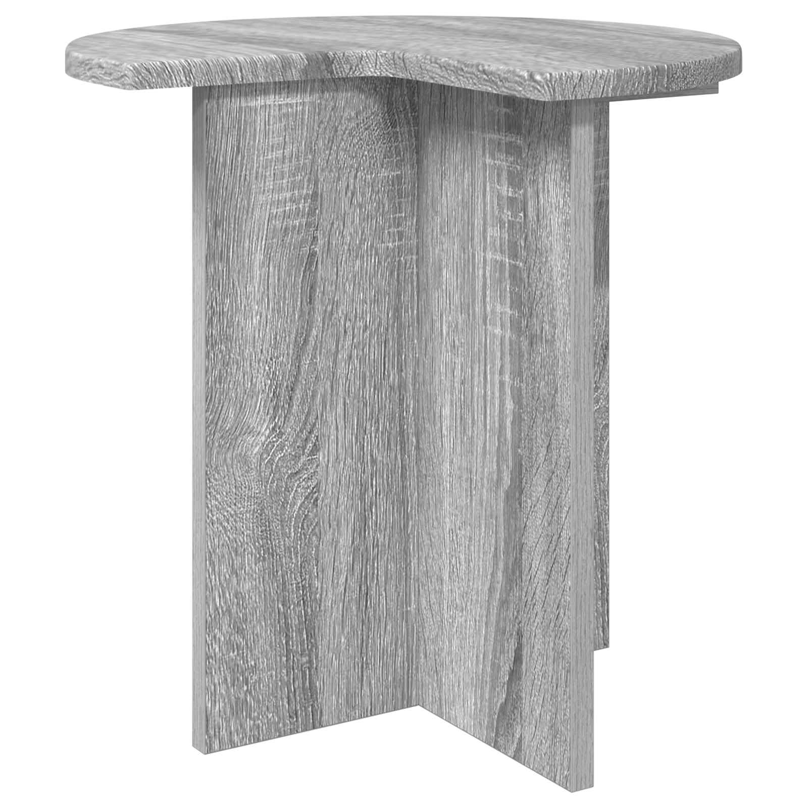 Beistelltisch mit Speicher Weiß Ø 39 x 38 cm Holzwerkstoff