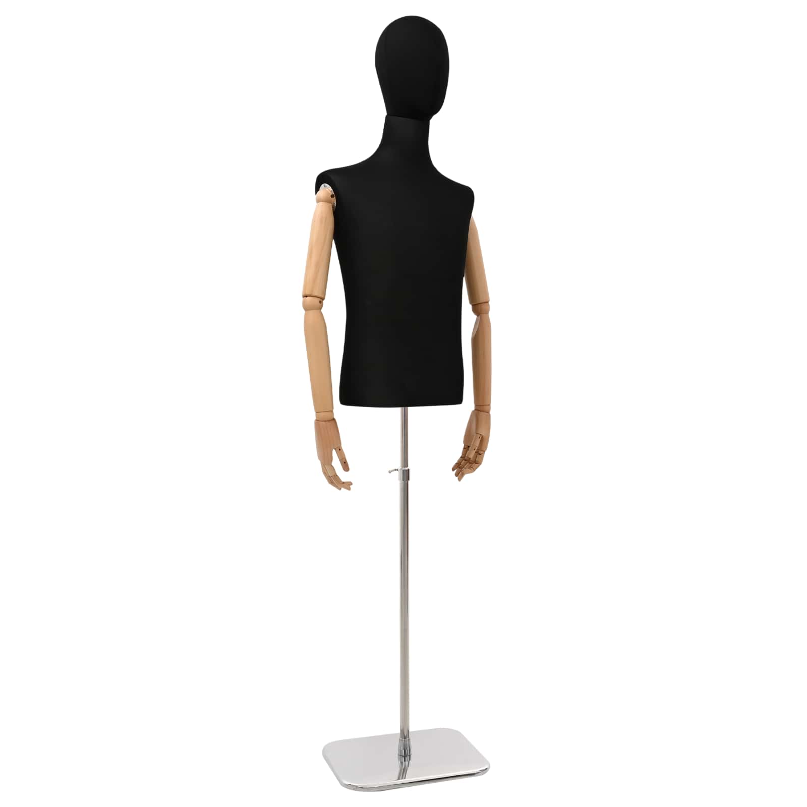 Verstellbare Mannequin 165-213 cm mit Fuß Weiblich PP Weiß