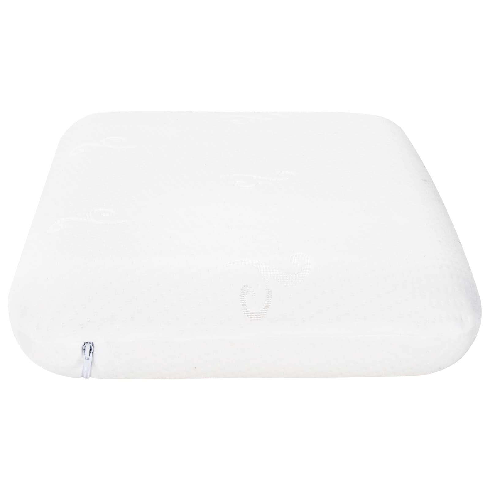 Schlafkissen Uni Weiß 70 x 36 x 6,5 cm Viscoschaum