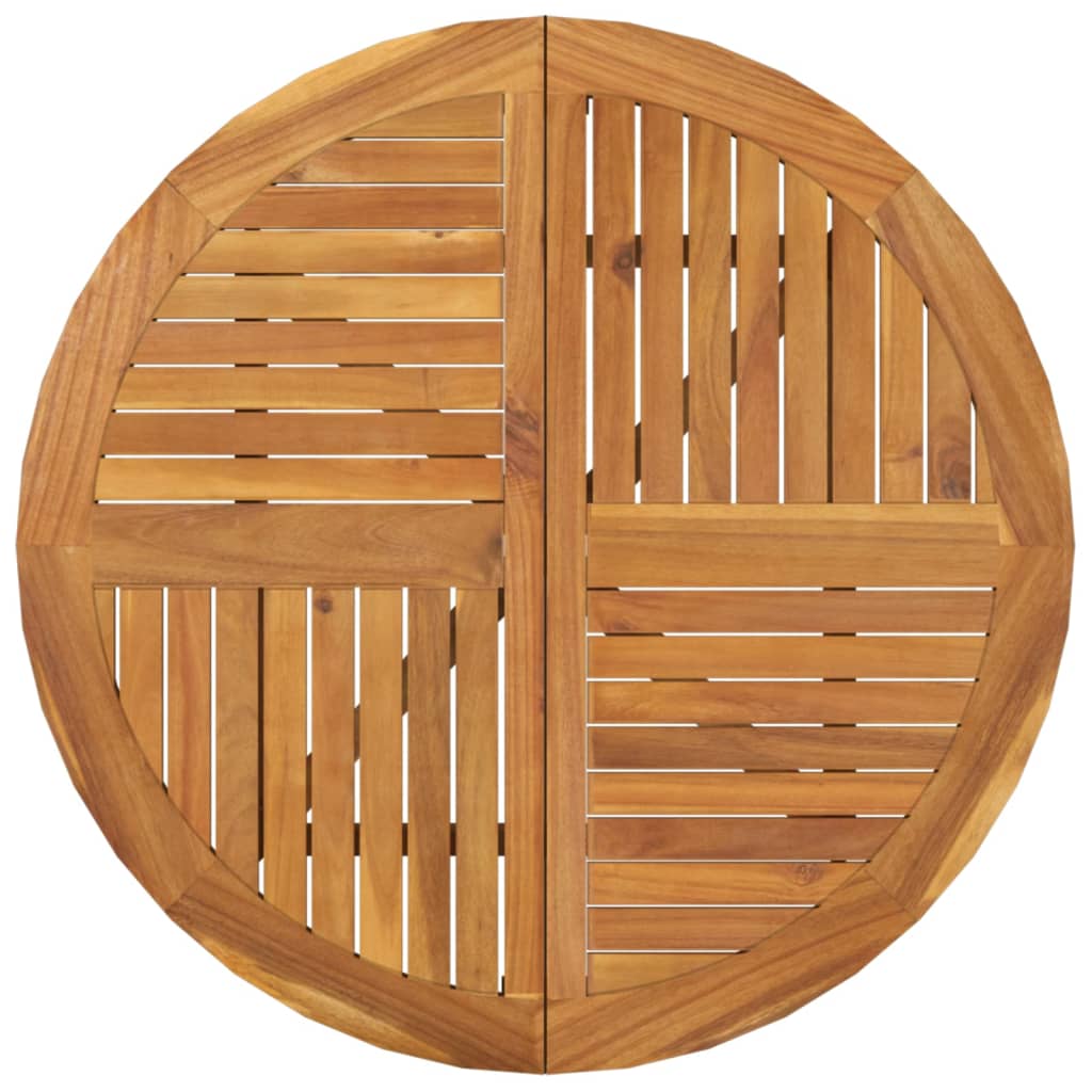 Gartentisch 85x85x75 cm Massivholz Akazie