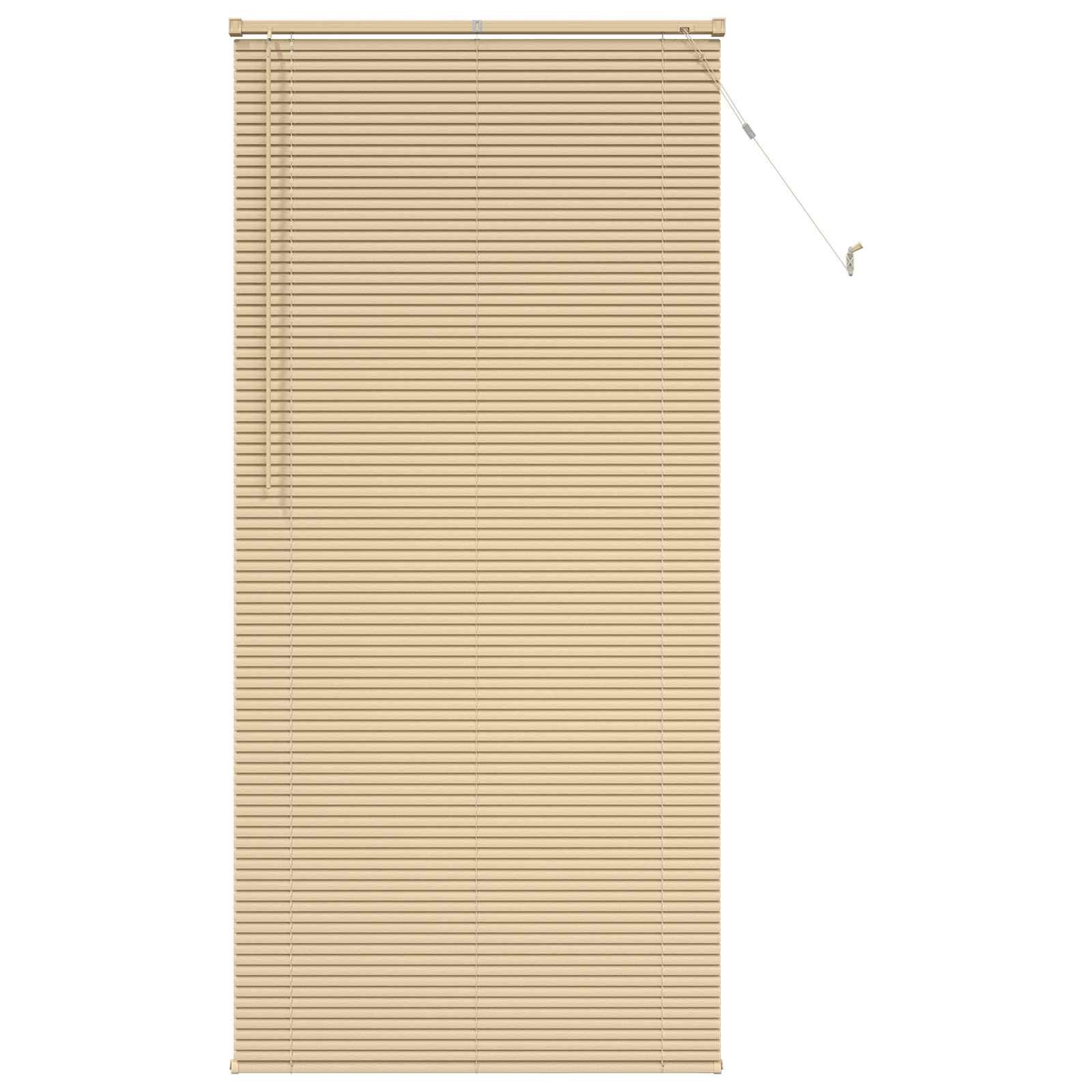 Jalousie Silber Grau 150 x 40 cm 25 mm PVC