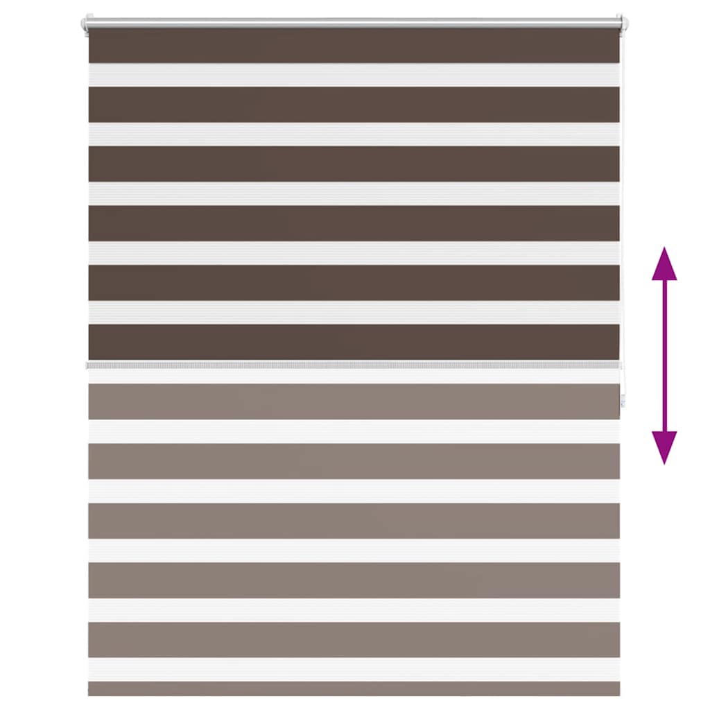 Zebra-Rollo 40,9 x 100 cm, Stoffbreite 36,7 cm, Weiß