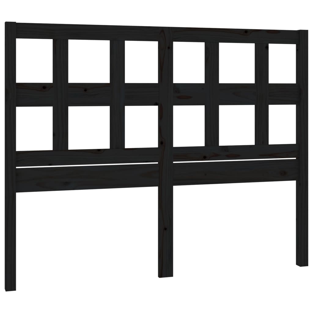 Kopfteil Grau 80,5x4x100 cm Massivholz Kiefer