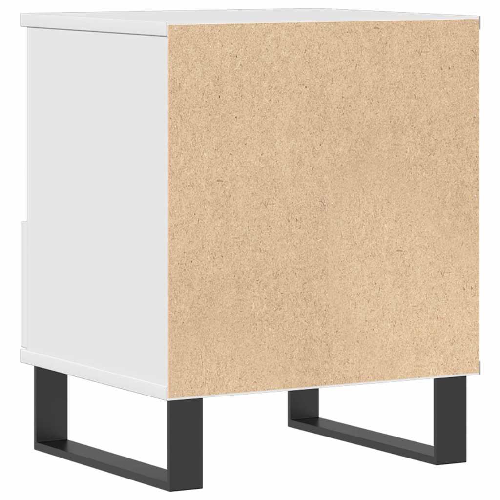 Bettschrank Schwarz Eichen-Optik 40 x 35 x 50 cm Holzwerkstoff