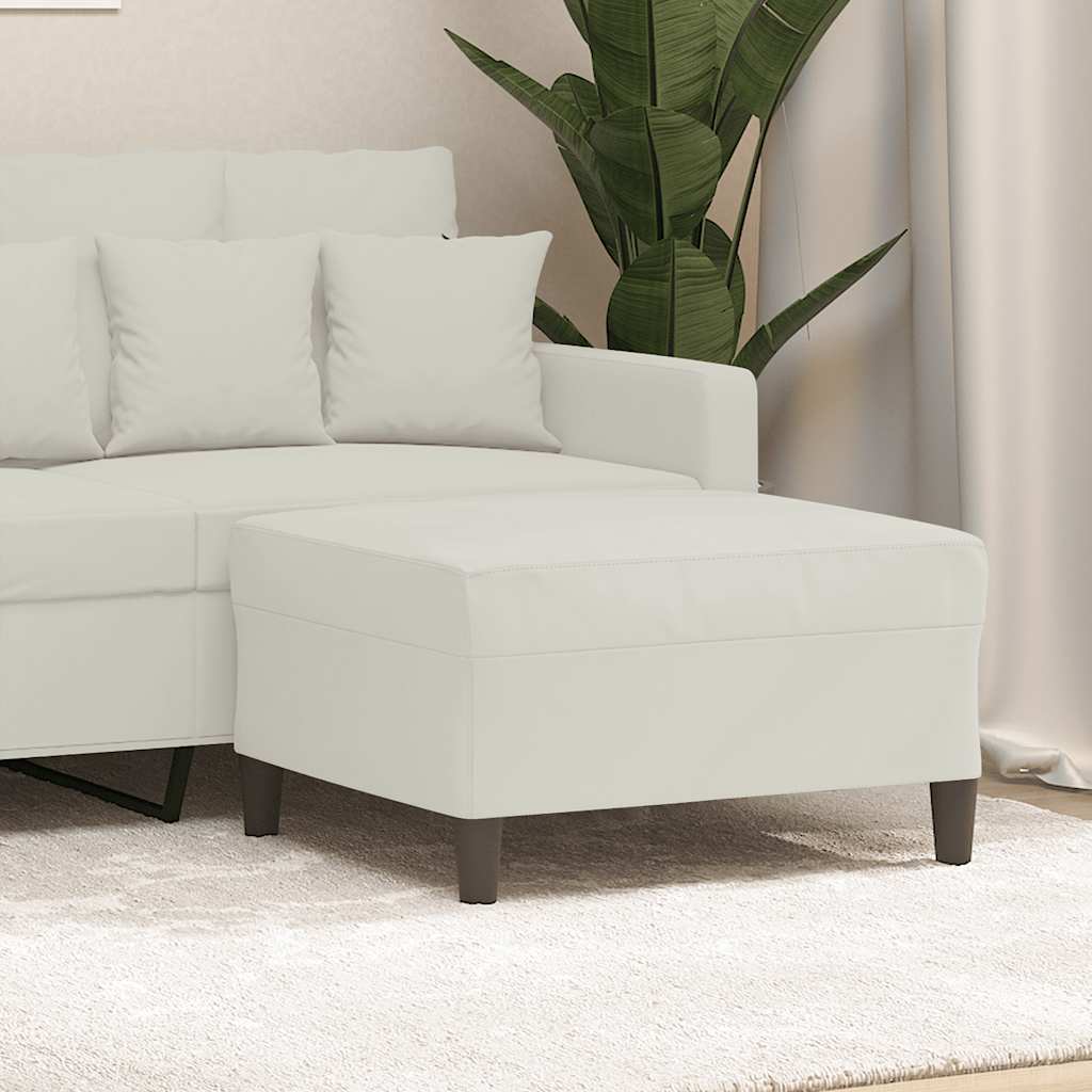 Fußhocker Hellgrau 60x50x41 cm Samt