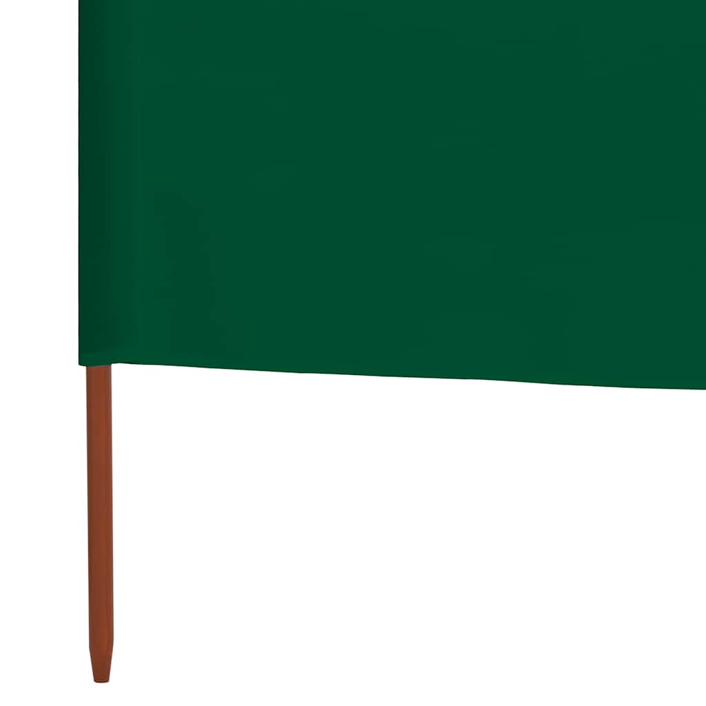 3-teiliges Windschutzgewebe 400 x 120 cm Weiß
