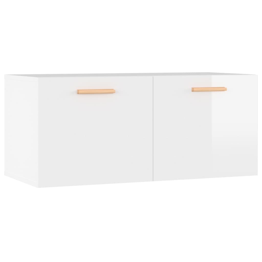 Wandschrank Weiß 80x35x36,5 cm Holzwerkstoff