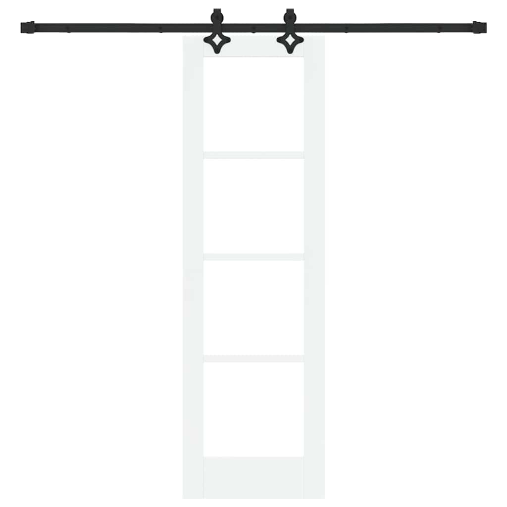 Schiebetür ORKDAL Natürlich und Schwarz 61 x 198,5 cm