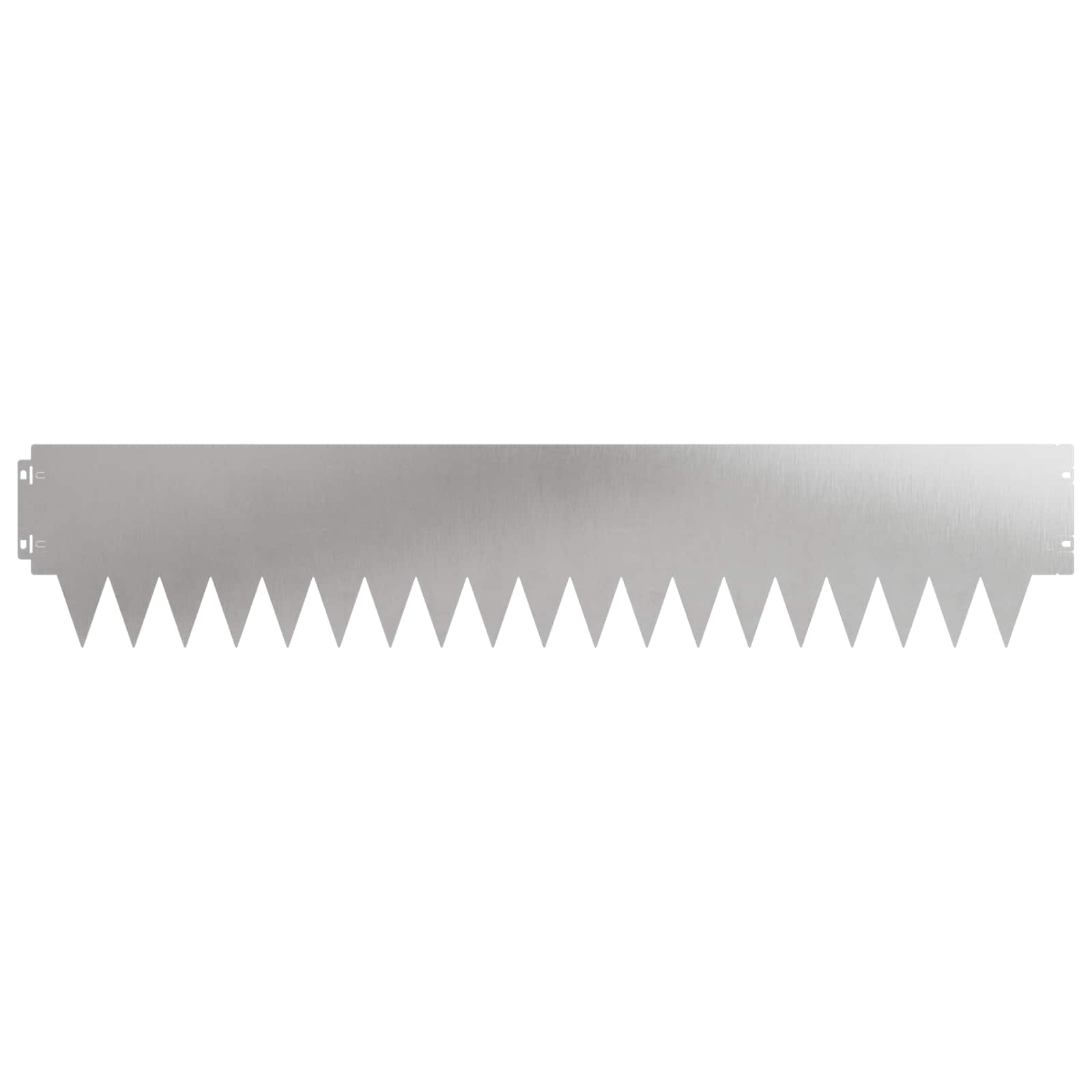 Raseneinfassung 10 pcs Länge Höhe 103 x 15 cm Stahl Schwarz