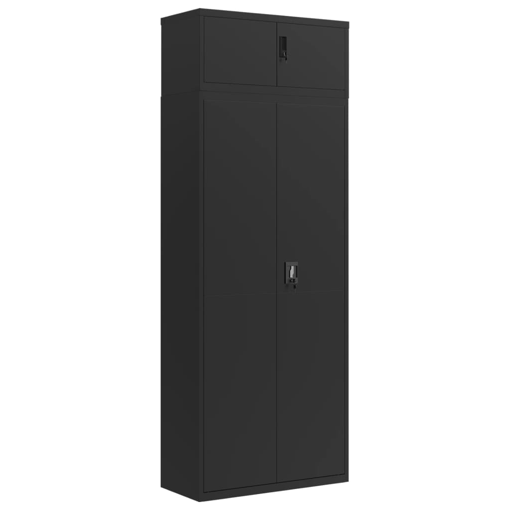Aktenschrank Weiß 90x40x110 cm Stahl