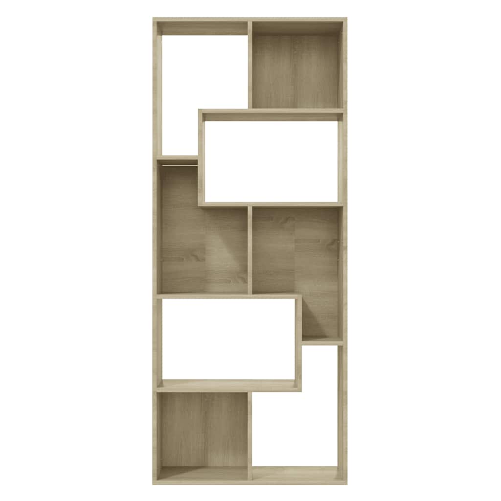 Bücherregal Weiß 67x24x161 cm Holzwerkstoff