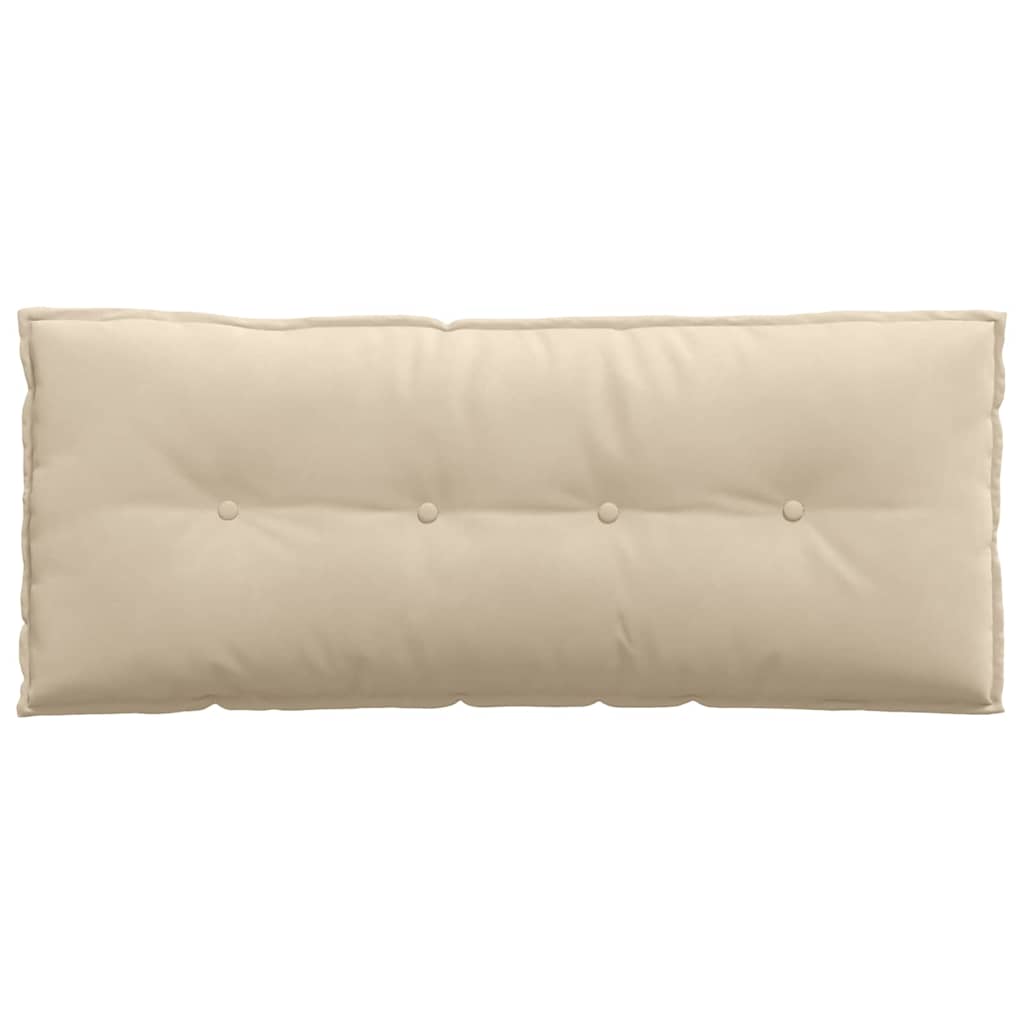 Rückenkissen Taupe 50 x 45 cm Mikrofaserstoff