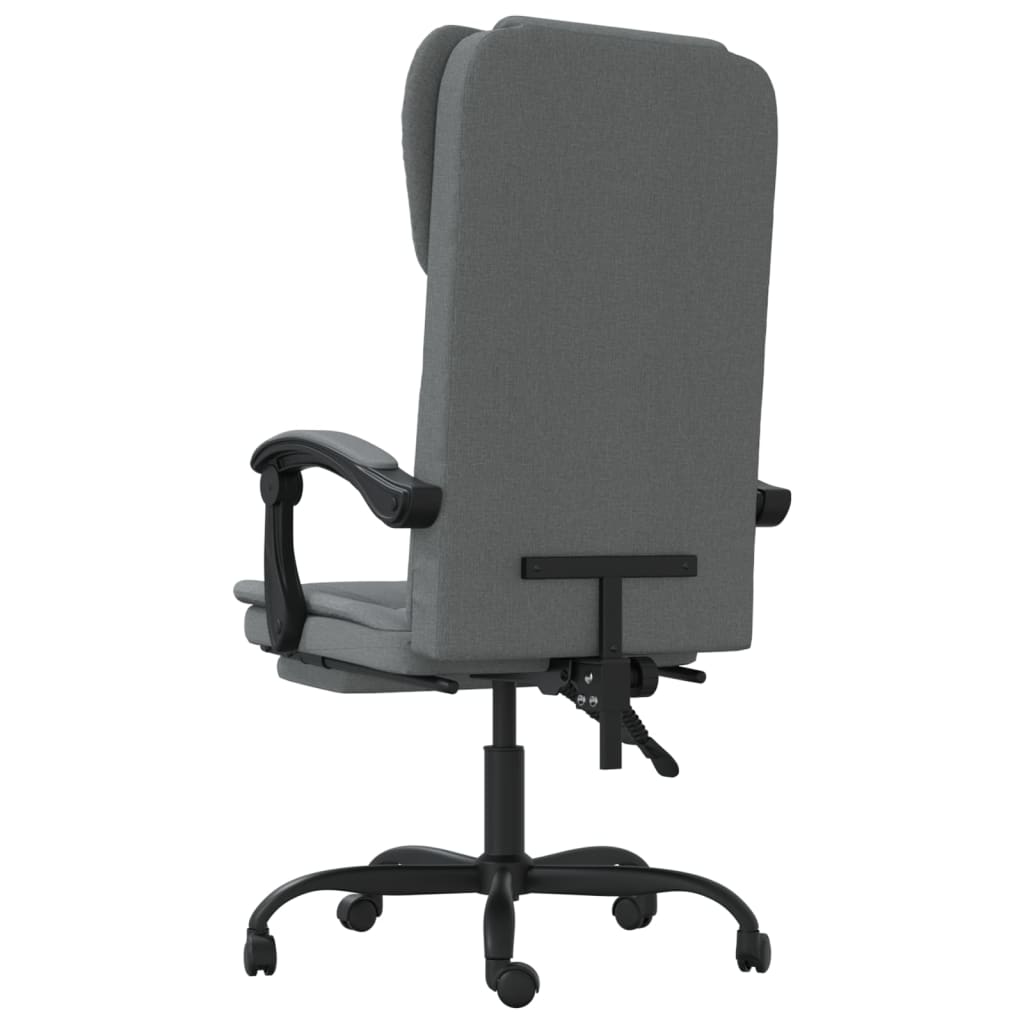 Bürostuhl mit Liegefunktion Taupe Stoff
