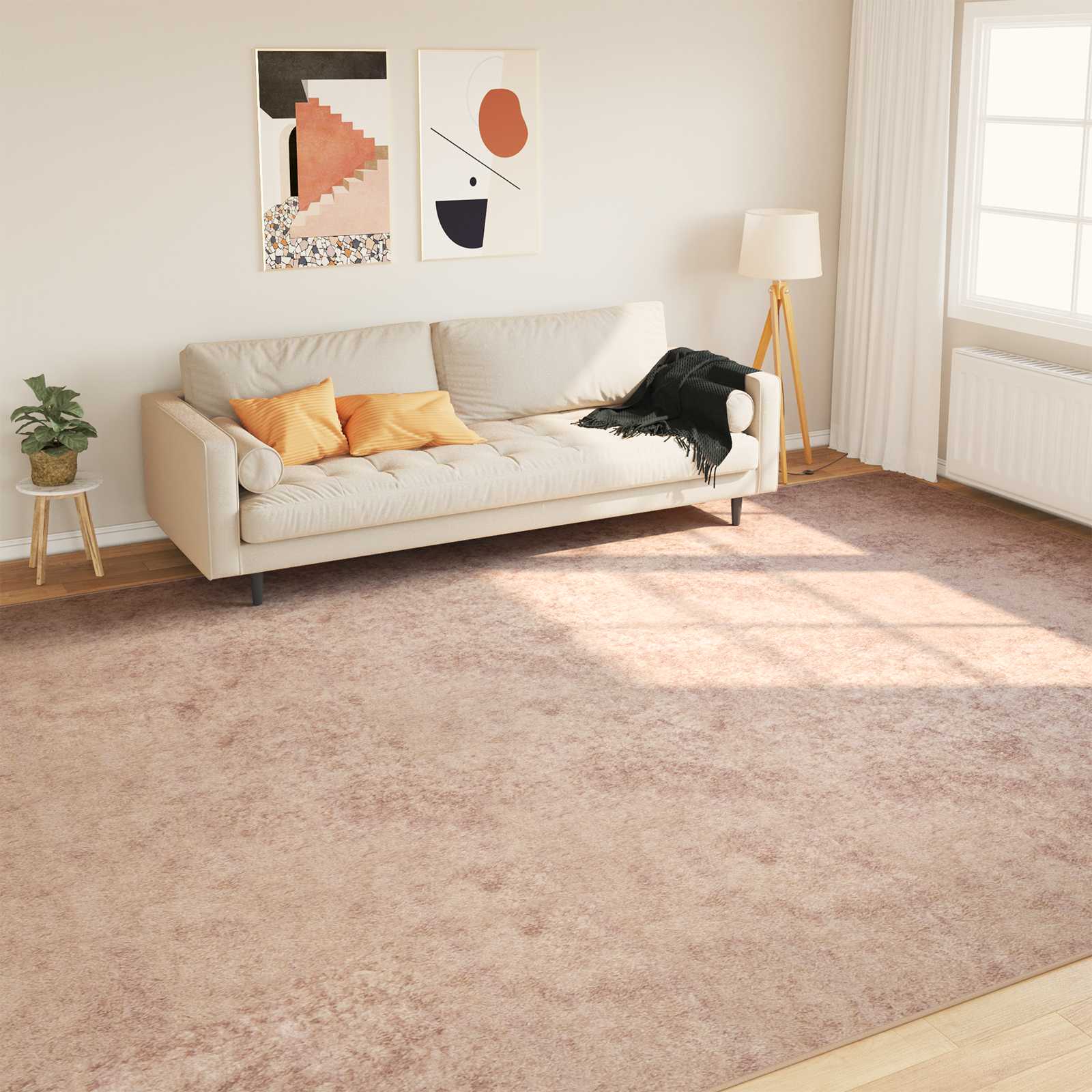 Teppich Waschbar Mehrfarbig 160x230 cm