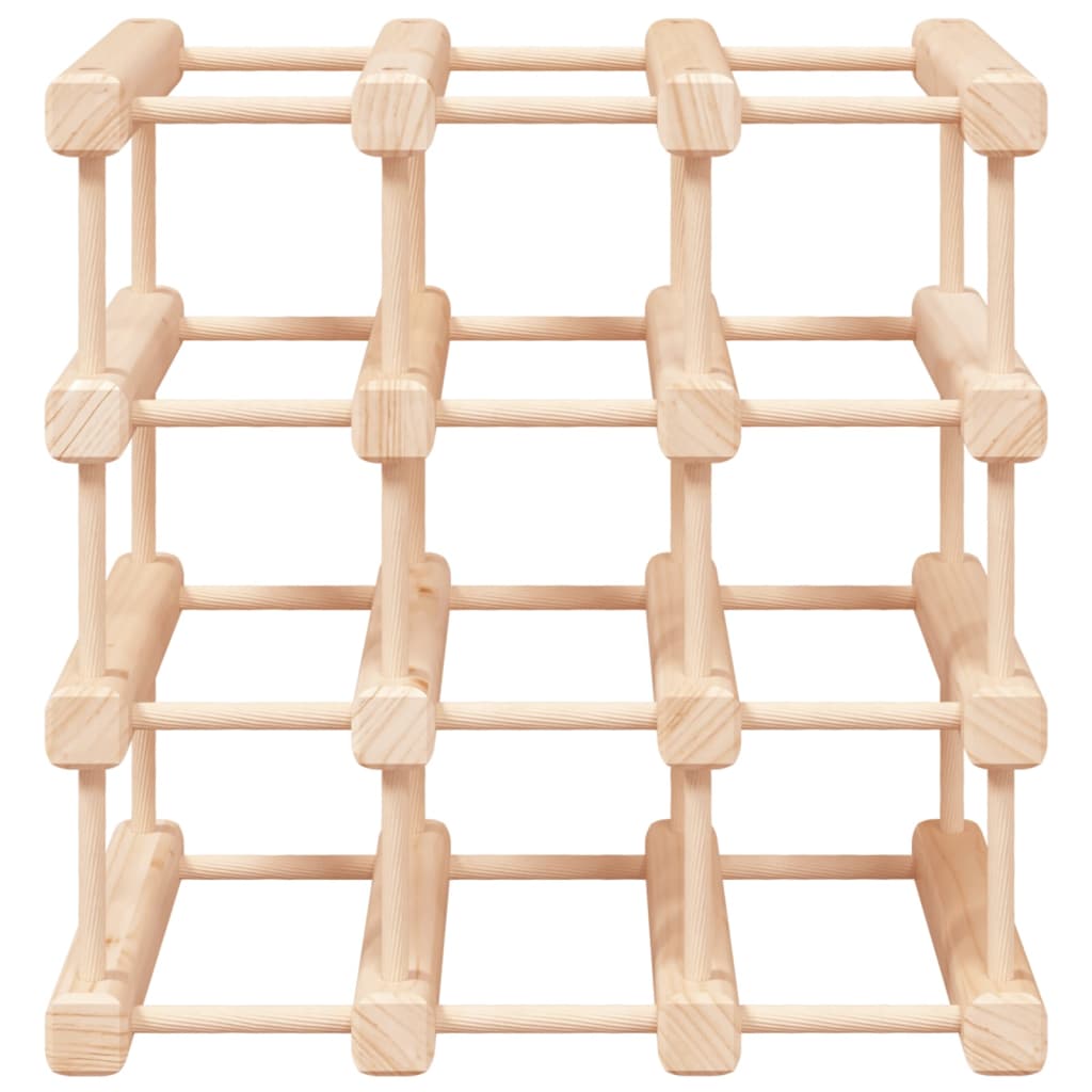 Weinregal für 20 Flaschen 46,5x23x46,5 cm Massivholz Kiefer