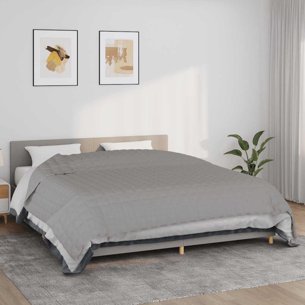 Gewichtsdecke Grau 122x183 cm 5 kg Stoff