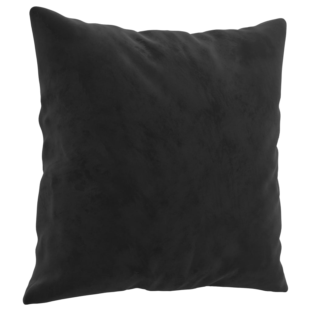 Zierkissen 2 Stk. Hellgrau 40x40 cm Samt