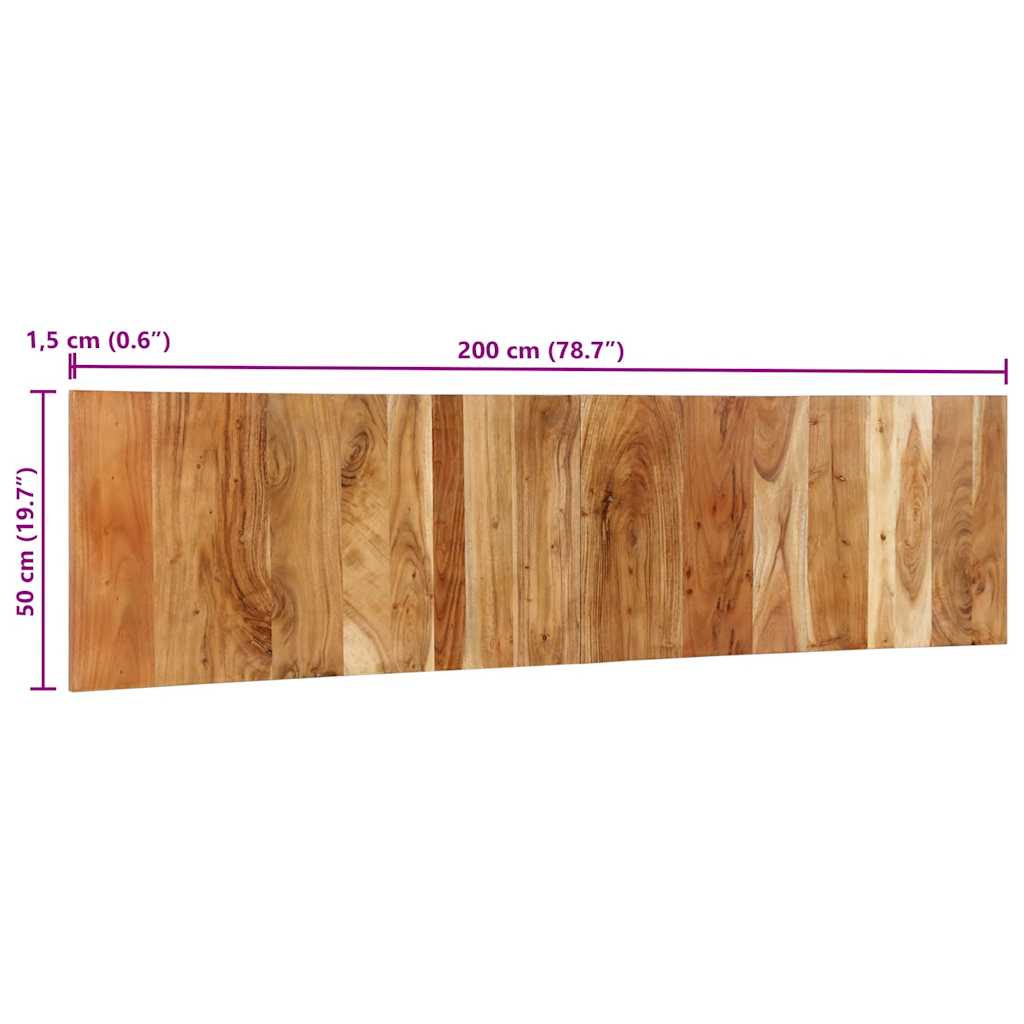 Kopfteil Mehrfarbig 160 cm Massivholz Altholz