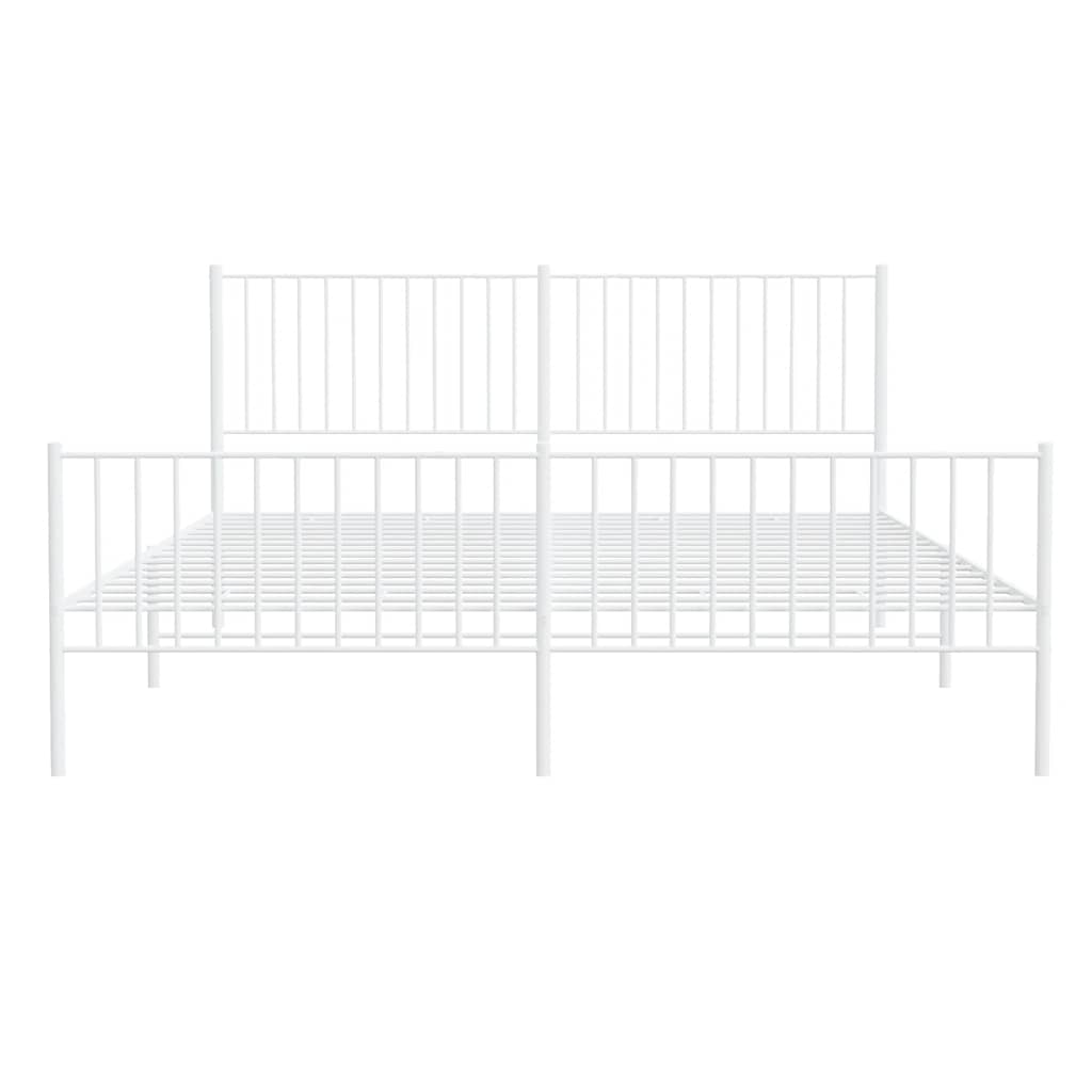 Bettgestell Metall Schwarz 75x190 cm