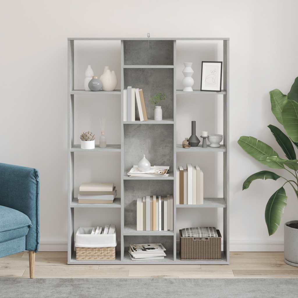 Raumteiler/Bücherregal Weiß 100x24x140 cm Holzwerkstoff