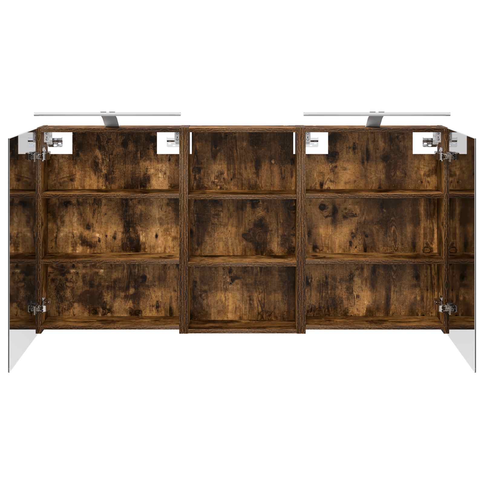 Badezimmerschrank-Set 3 pcs 80 x 10,5 x 50 cm Holzwerkstoff