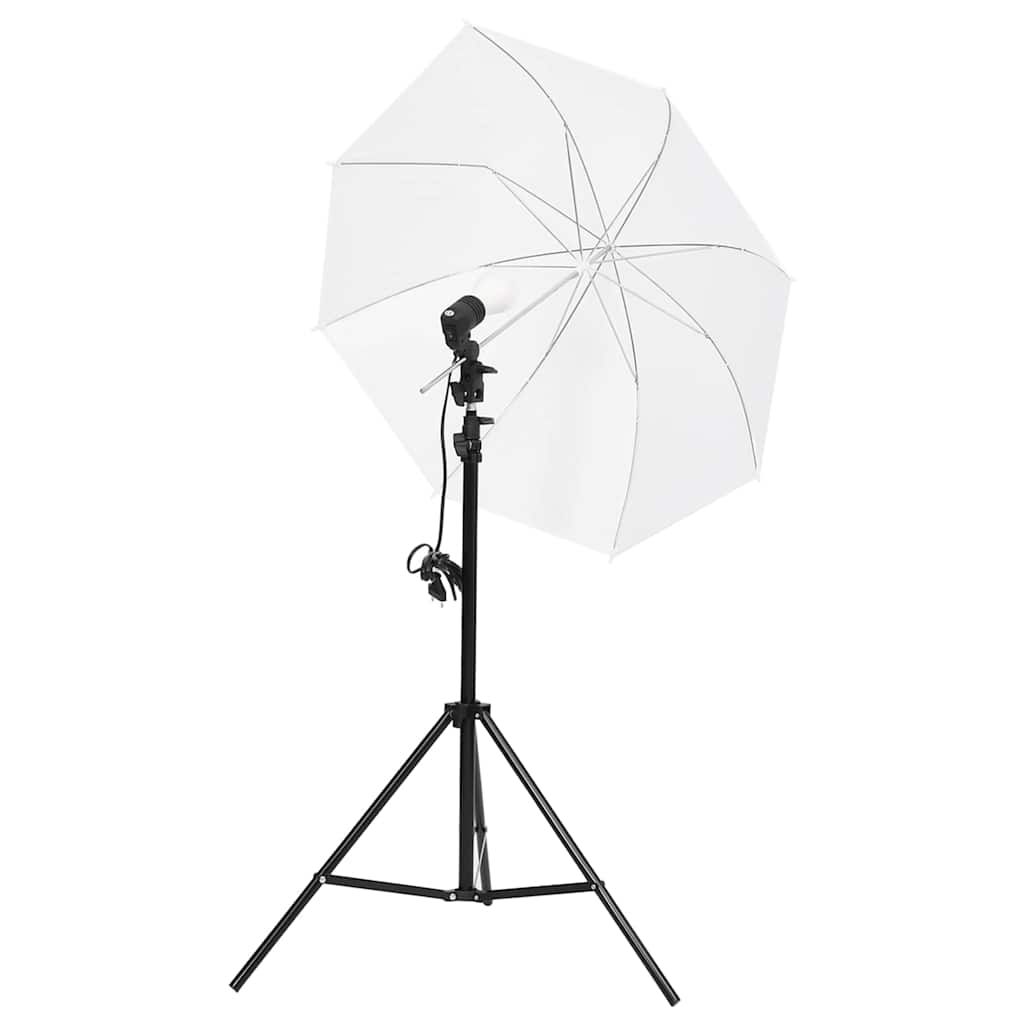 Studiobeleuchtung-Set mit Stative & Schirme
