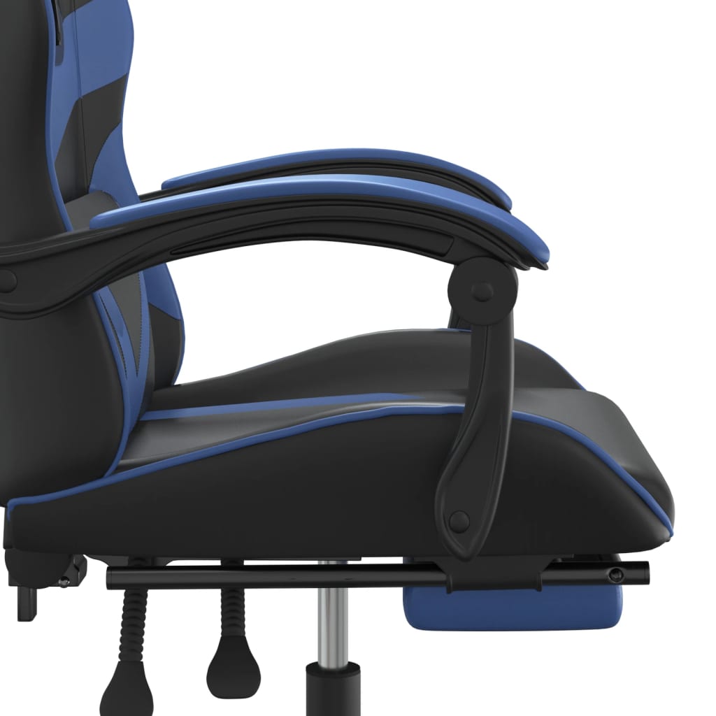 Gaming-Stuhl Drehbar Schwarz und Rot Kunstleder