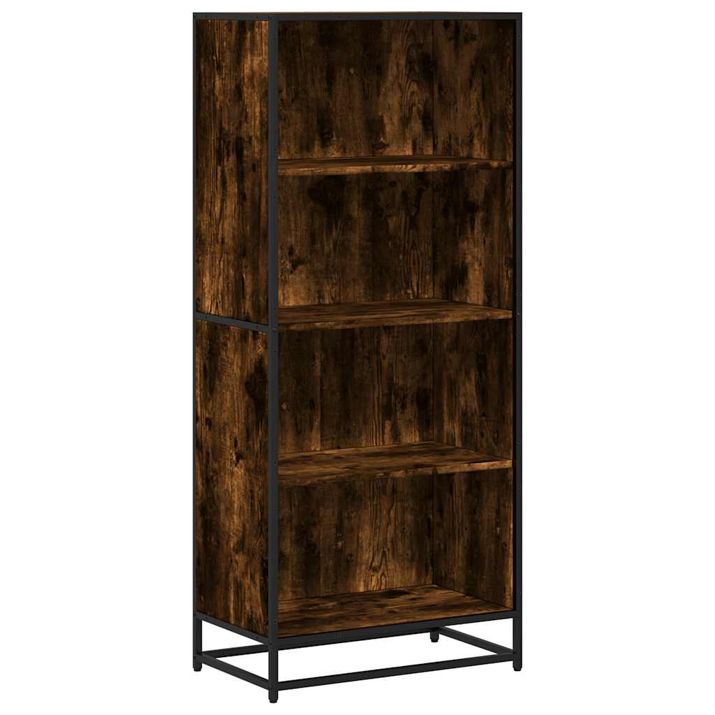 Bücherregal Schwarz 60x35x139 cm Holzwerkstoff