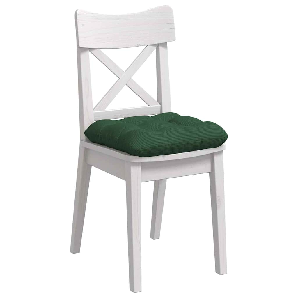 Sitzkissen 4 pcs Hellgrau 40 x 40 cm Cordstoff