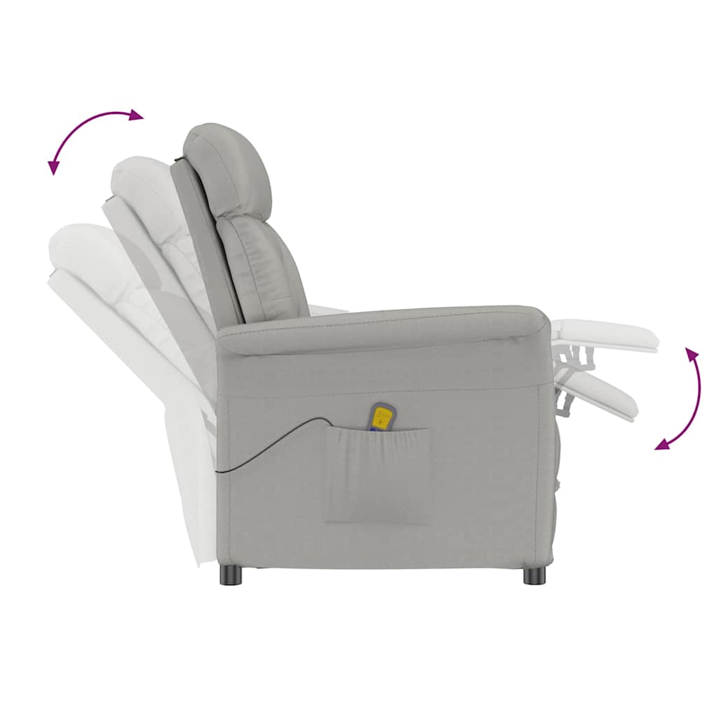 Massagesessel Braun 96,5 x 70,5 x 95 cm Mikrofaser