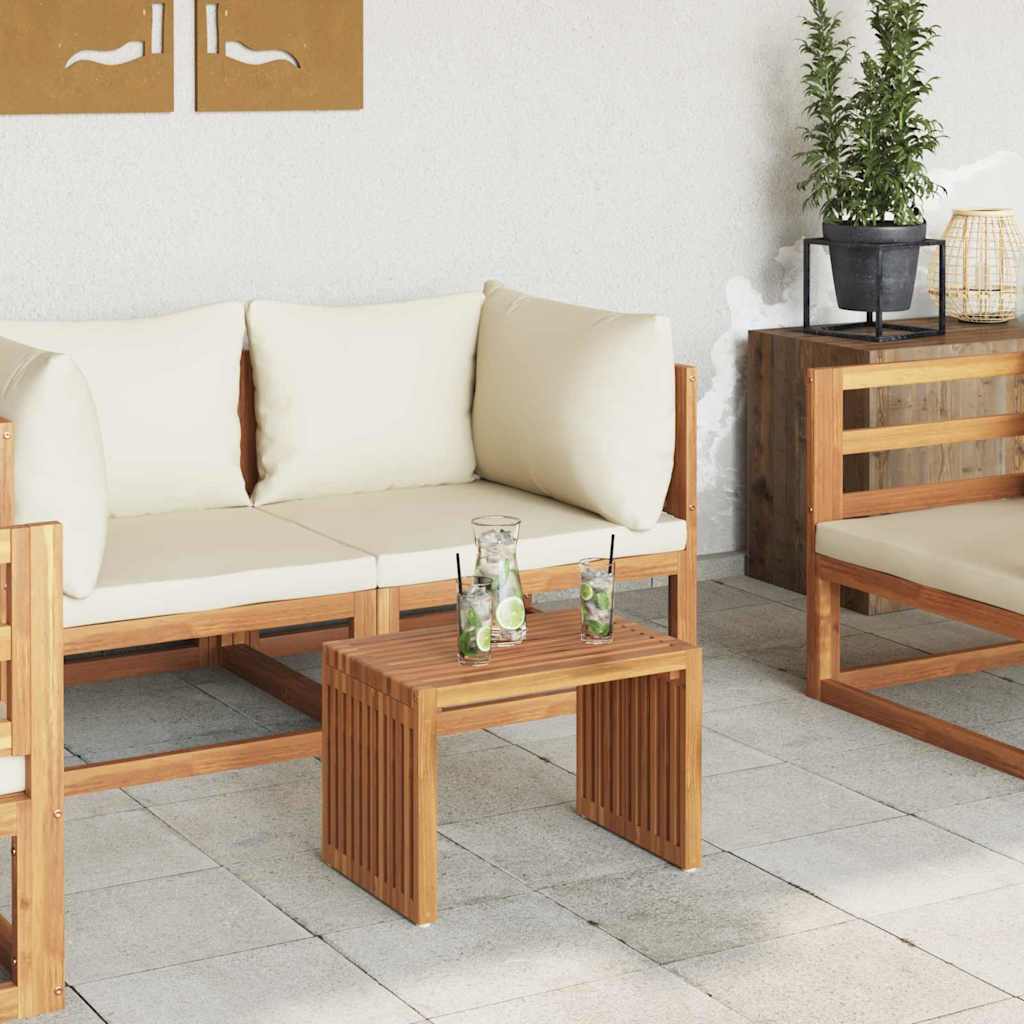 Garten-Beistelltisch 3 pcs Braun 33 x 44,5 x 51 cm