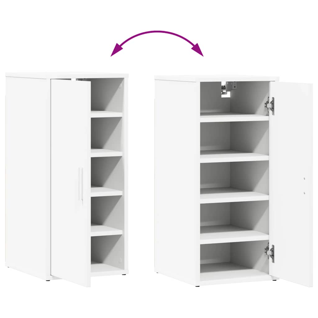 Schuhschrank Weiß 60x35x70 cm Holzwerkstoff