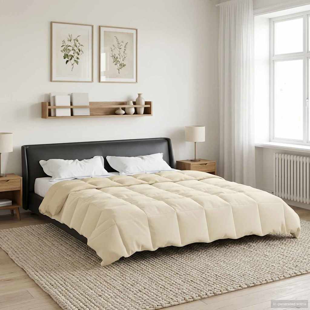 Sommerdecke Gesteppt Anthrazit 135 x 200 cm Mikrofaser