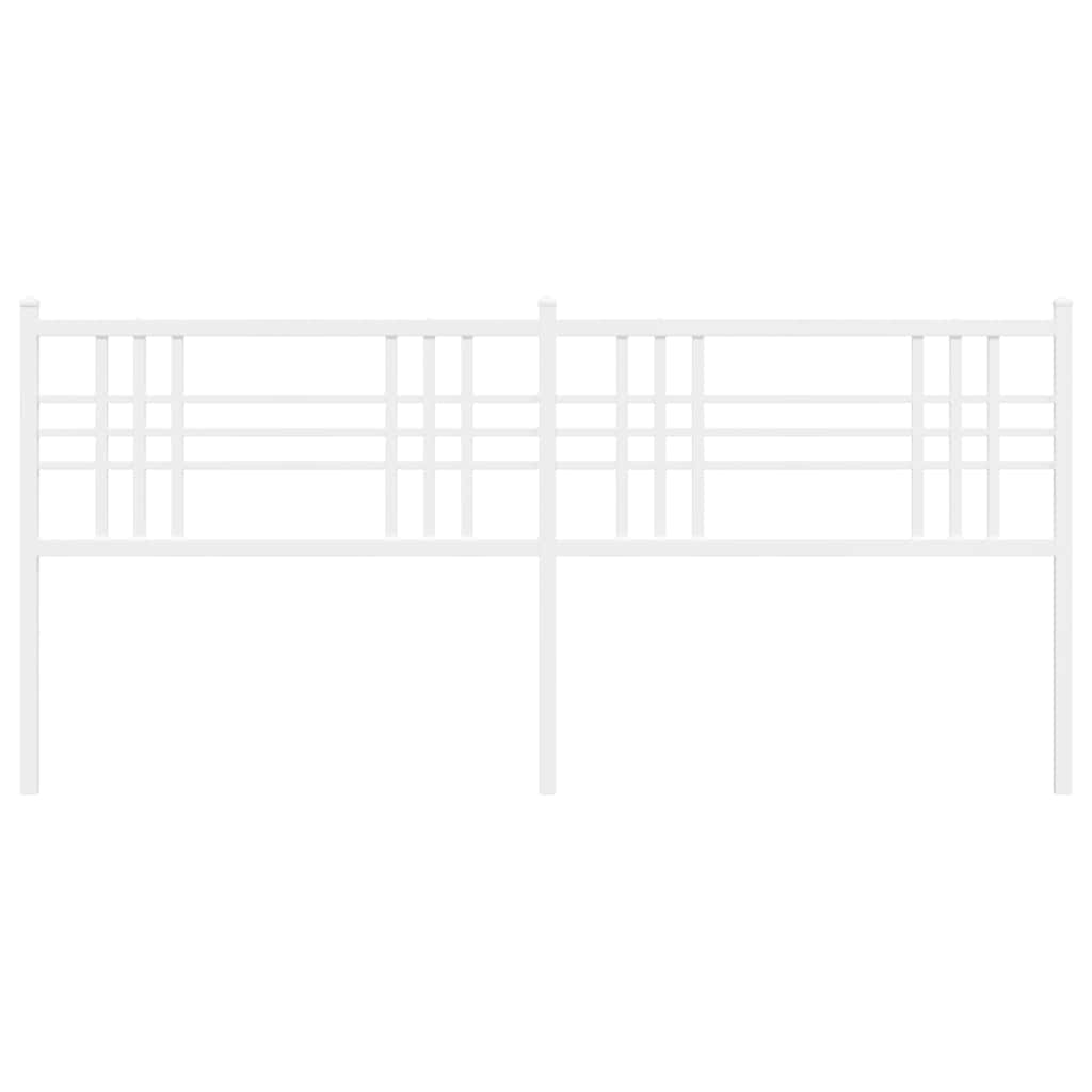 Ersatz-Kopfteil Metall Schwarz 100 cm