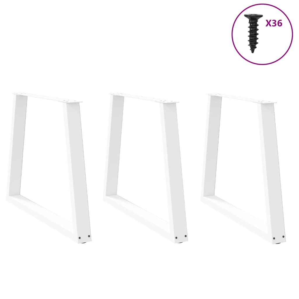 Couchtischbeine V-Form 2 Stück Schwarz 30x(30-31,3) cm Stahl