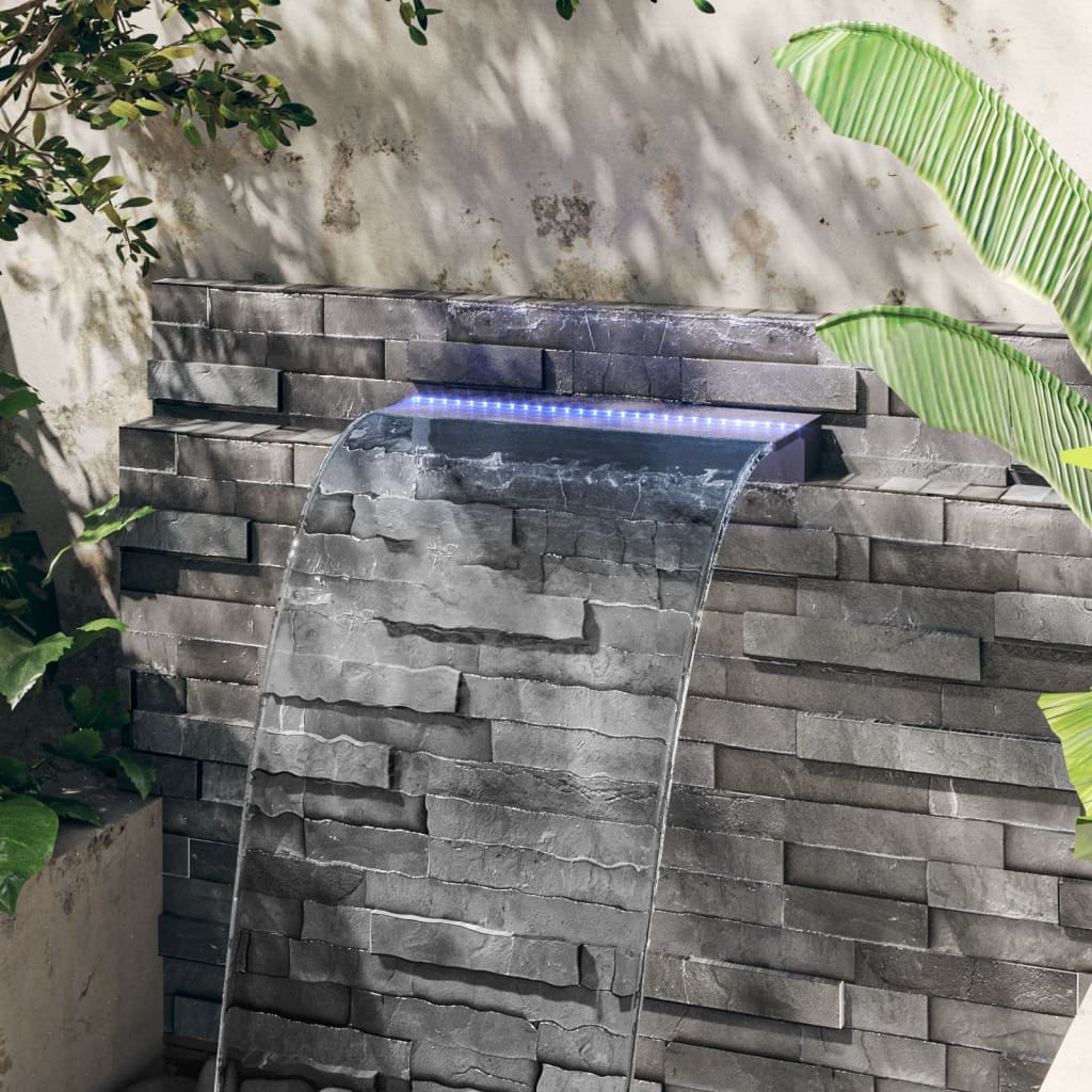 Wasserfall-Element mit RGB LEDs Acryl 30 cm