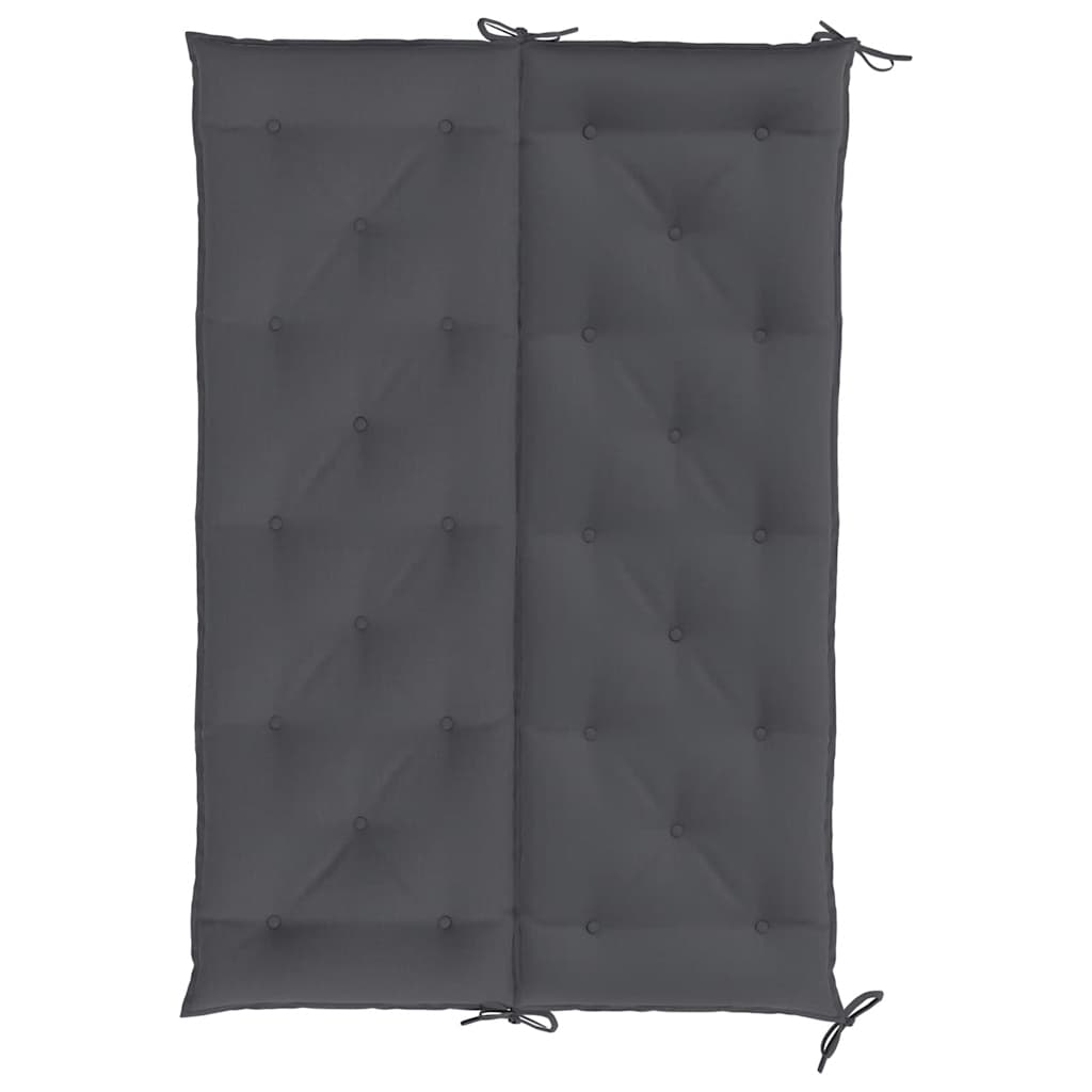 Gartenbank-Auflage Anthrazit 100x(50+50)x7 cm Oxford-Gewebe