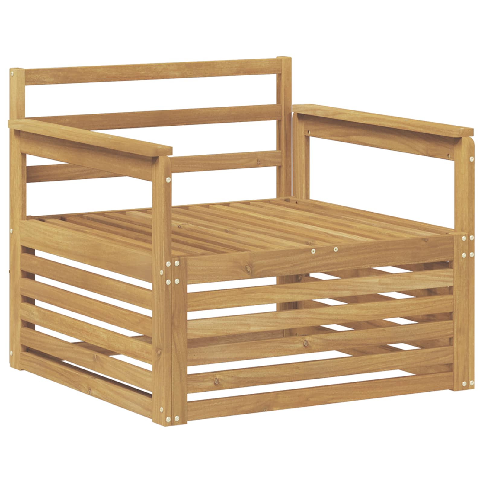 2 Stück Outdoor-Sofa Natur