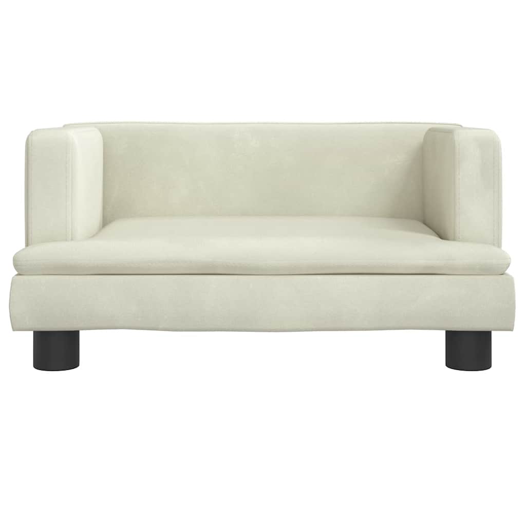 Hundebett Blau 80x45x30 cm Samt