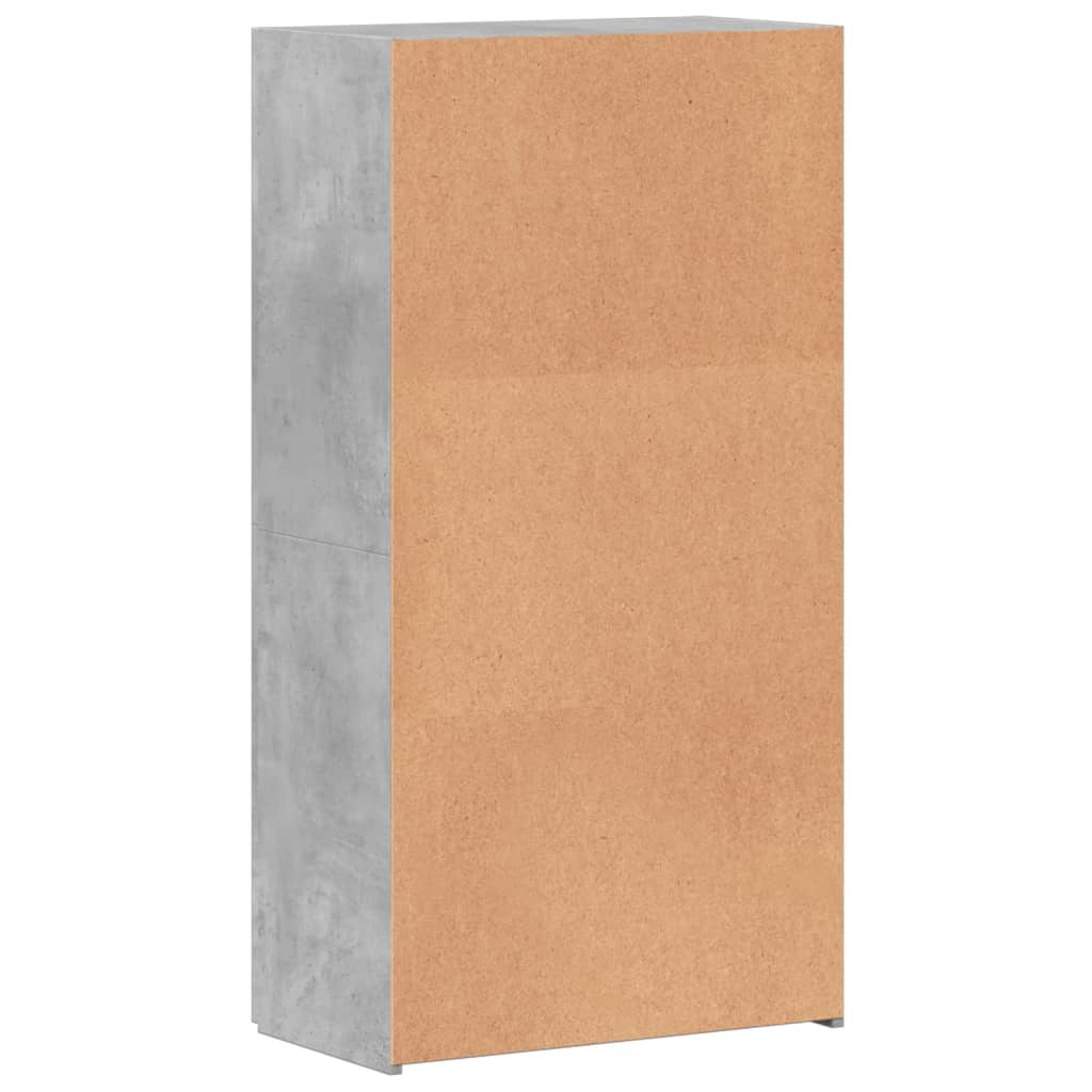 Aktenschrank Weiß 60x32x153 cm Holzwerkstoff