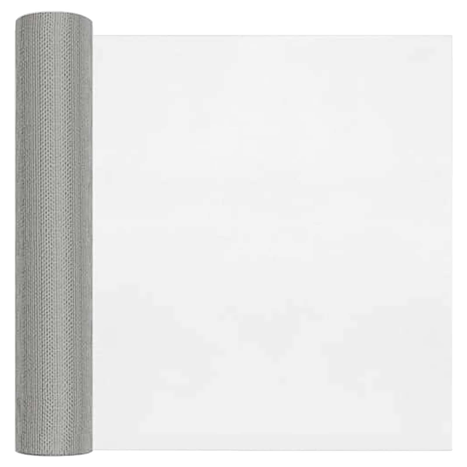 Drahtzäune 100 x 500 cm Mesh Edelstahl 201 Silber