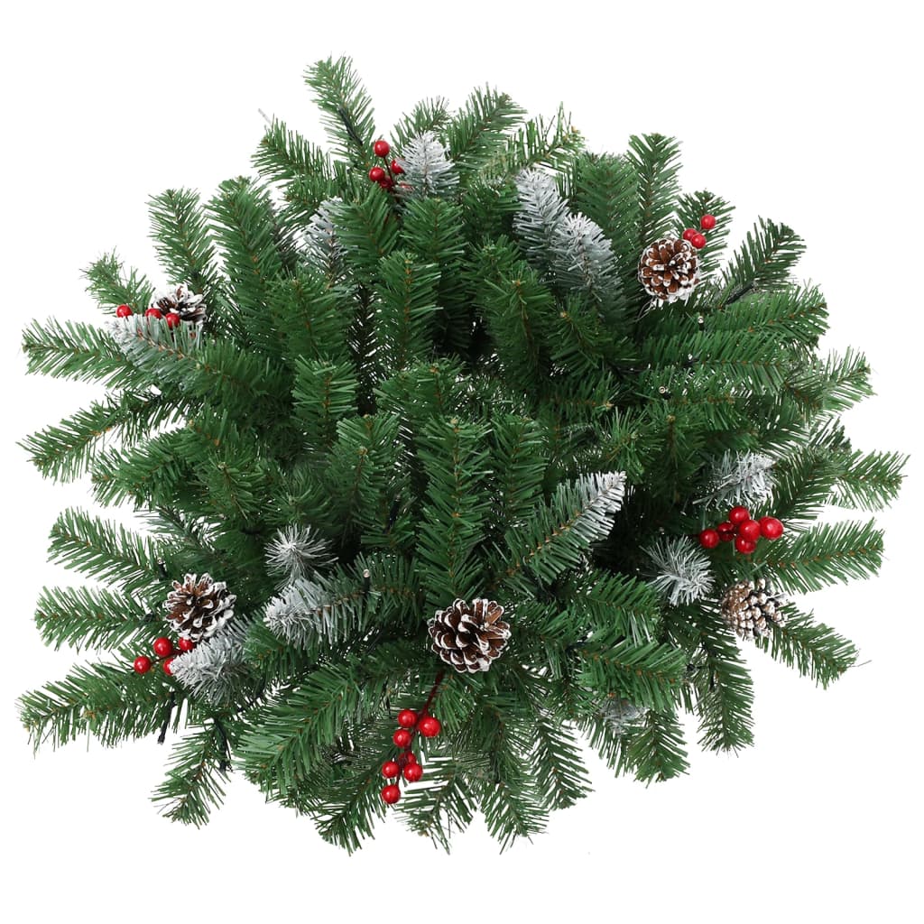 Künstlicher Weihnachtsbaum mit Beleuchtung 2 Stk. Outdoor 76 cm
