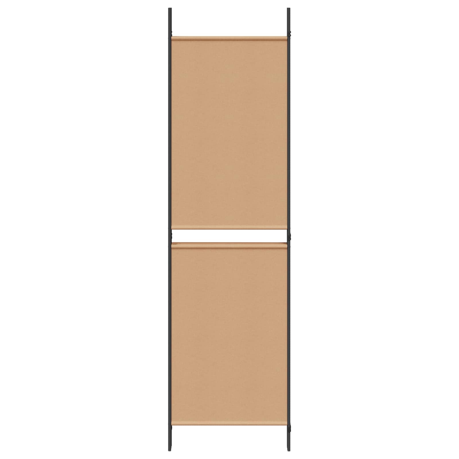 3-teiliger Raumteiler Beige 150 x 180 cm Stoff