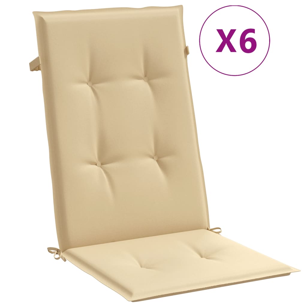 Hochlehner-Auflagen 2 Stk. Melange Anthrazit 120x50x7cm Stoff