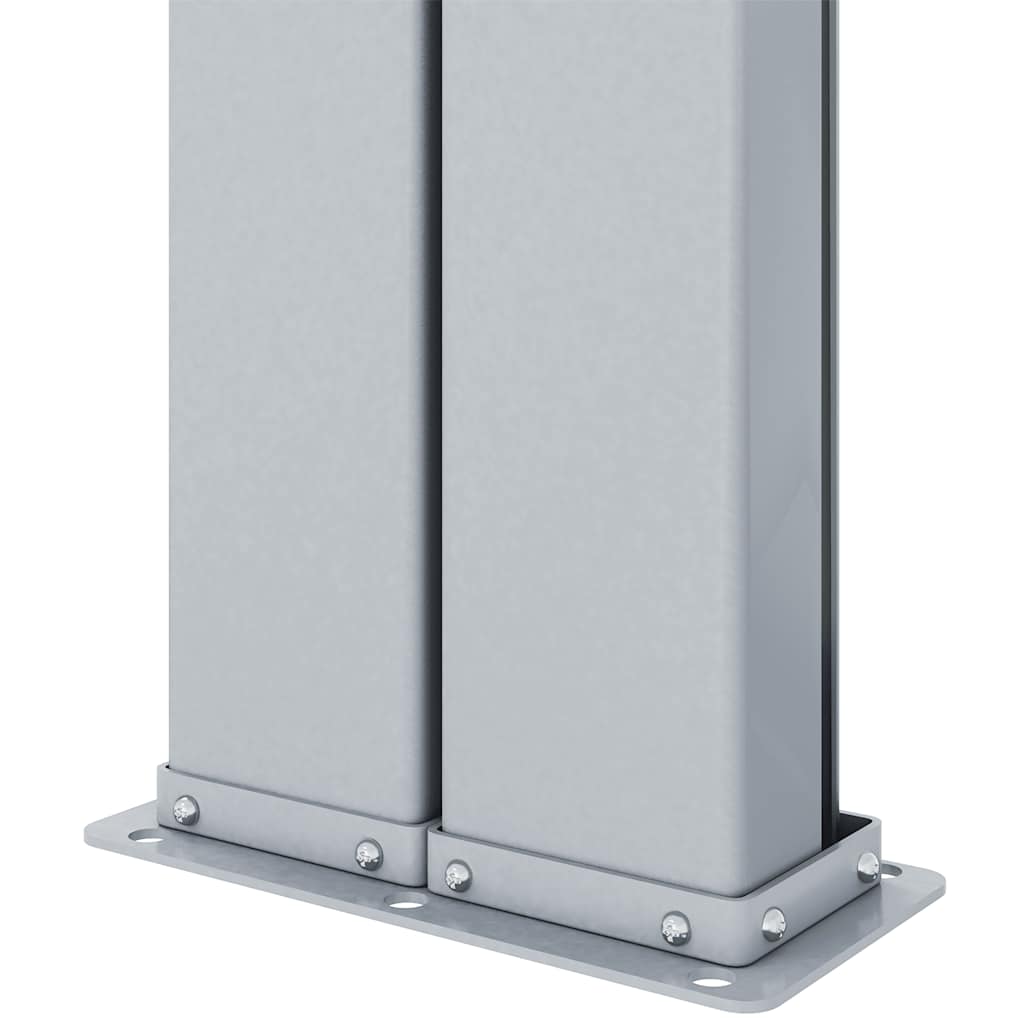 Ausziehbare Seitenmarkise 160×600 cm Braun