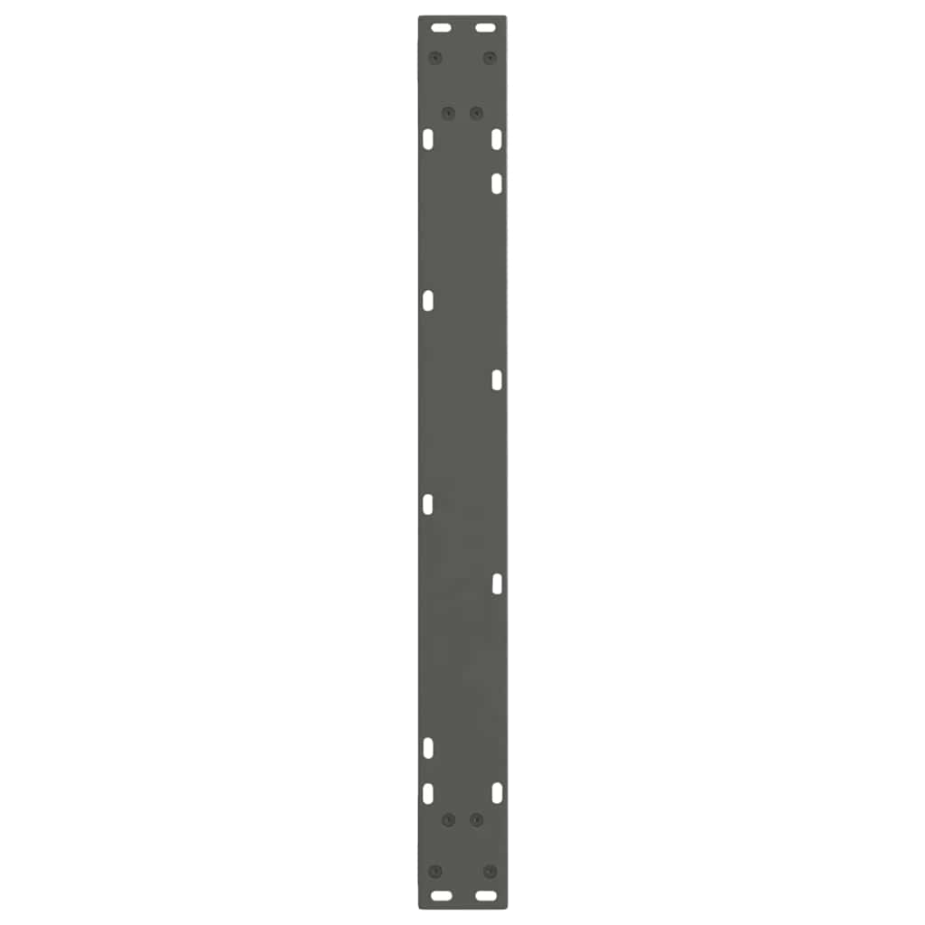 Couchtischbeine V-Form 2 Stück Schwarz 30x(30-31,3) cm Stahl