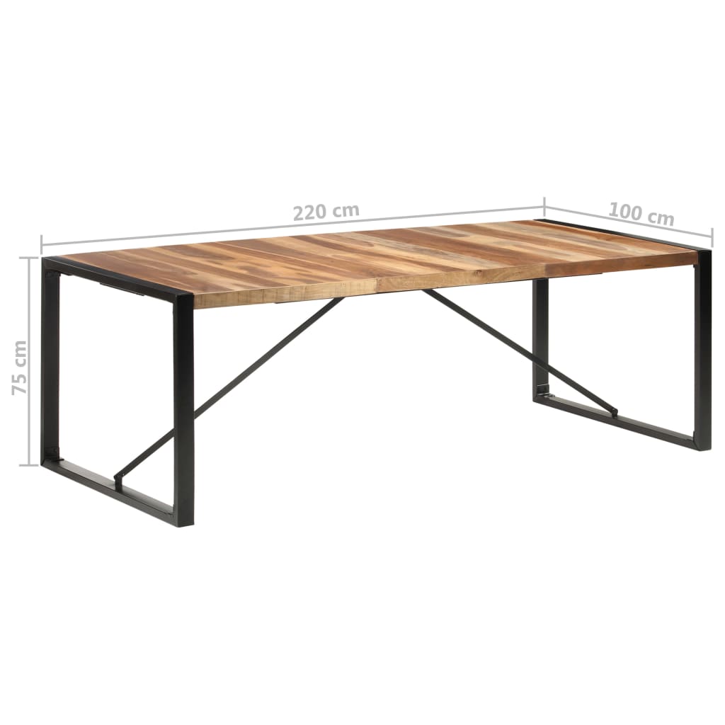 Esstisch 120x60x75 cm Massivholz