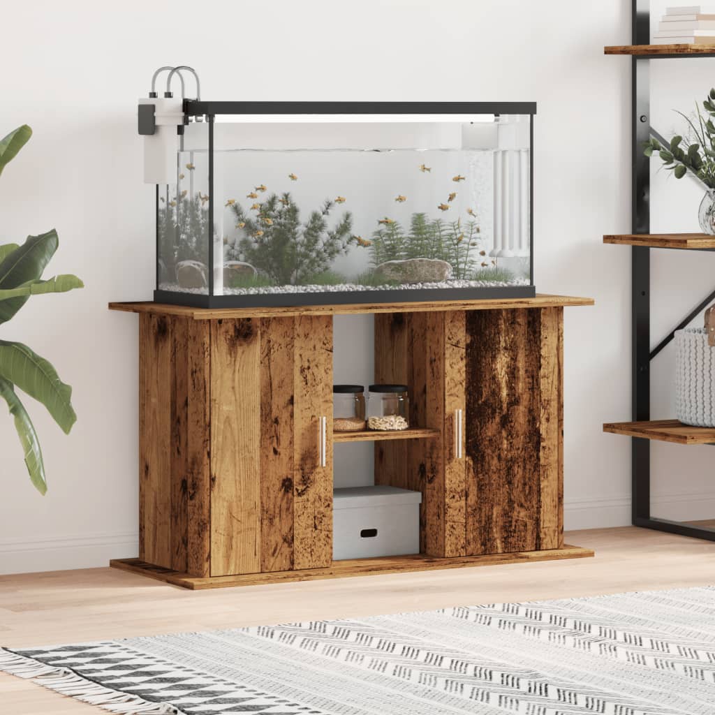 Aquariumständer Weiß 81x36x73 cm Holzwerkstoff